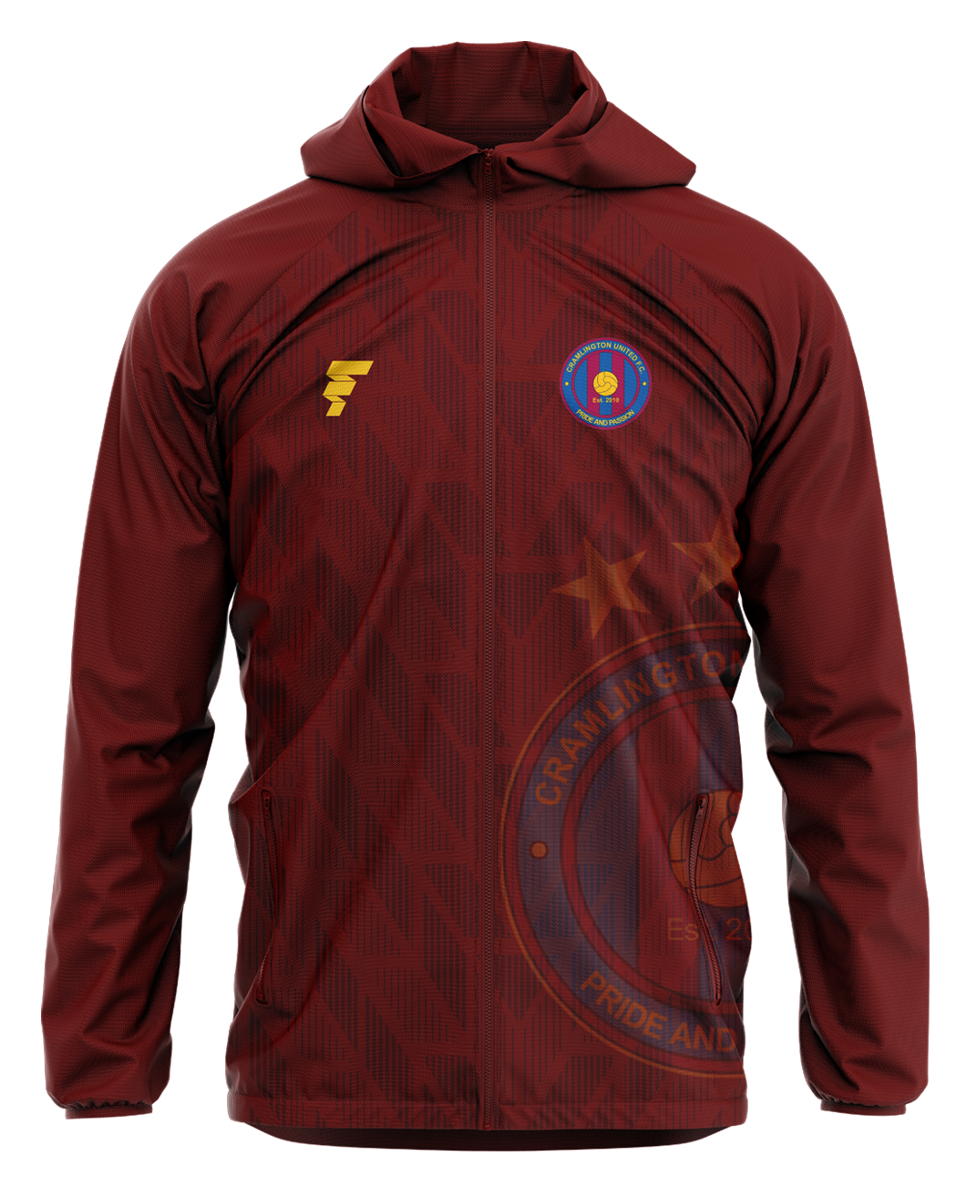 Cramlington Rain Jacket - Maroon