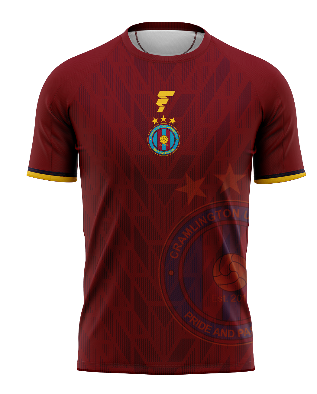 Cramlington Training Shirt - Maroon