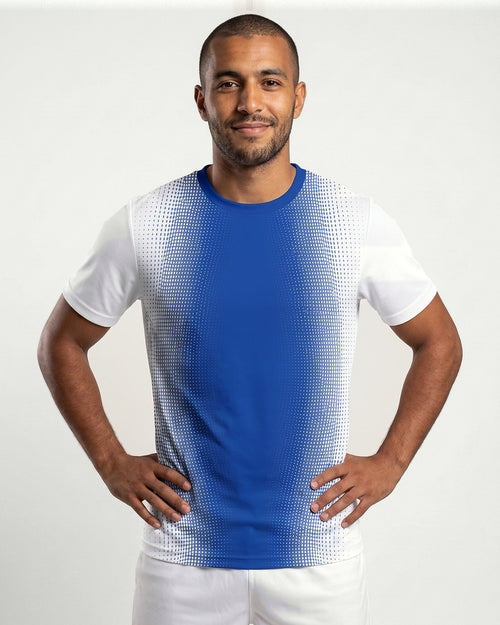 Match Shirt - White / Royal