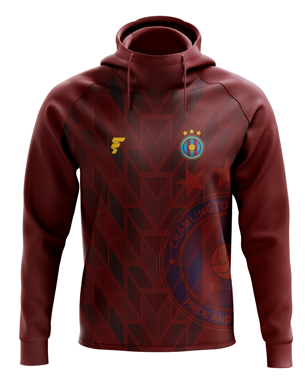 Cramlington Hoodie - Maroon