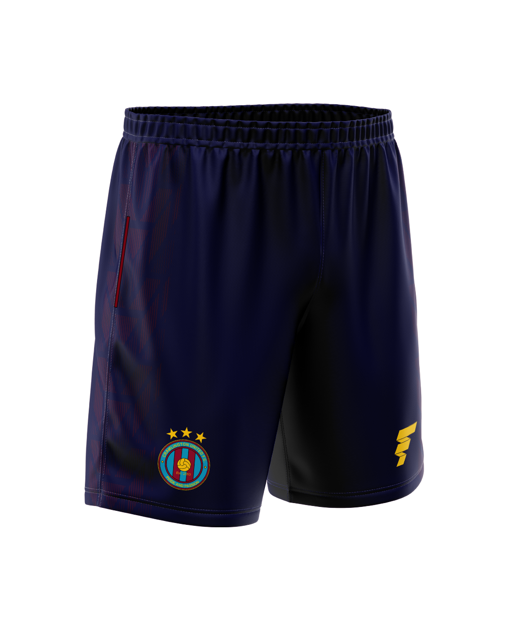 Cramlington Coaches Short - Navy (Zipped Pockets)