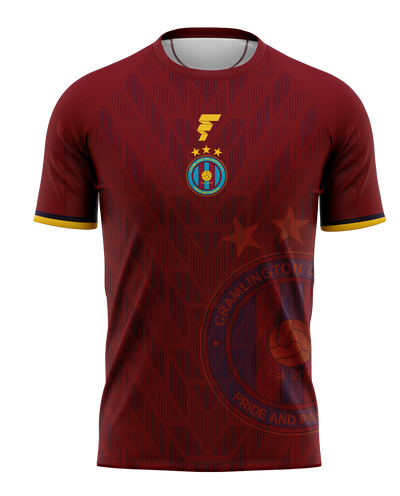 Cramlington Training Shirt - Maroon