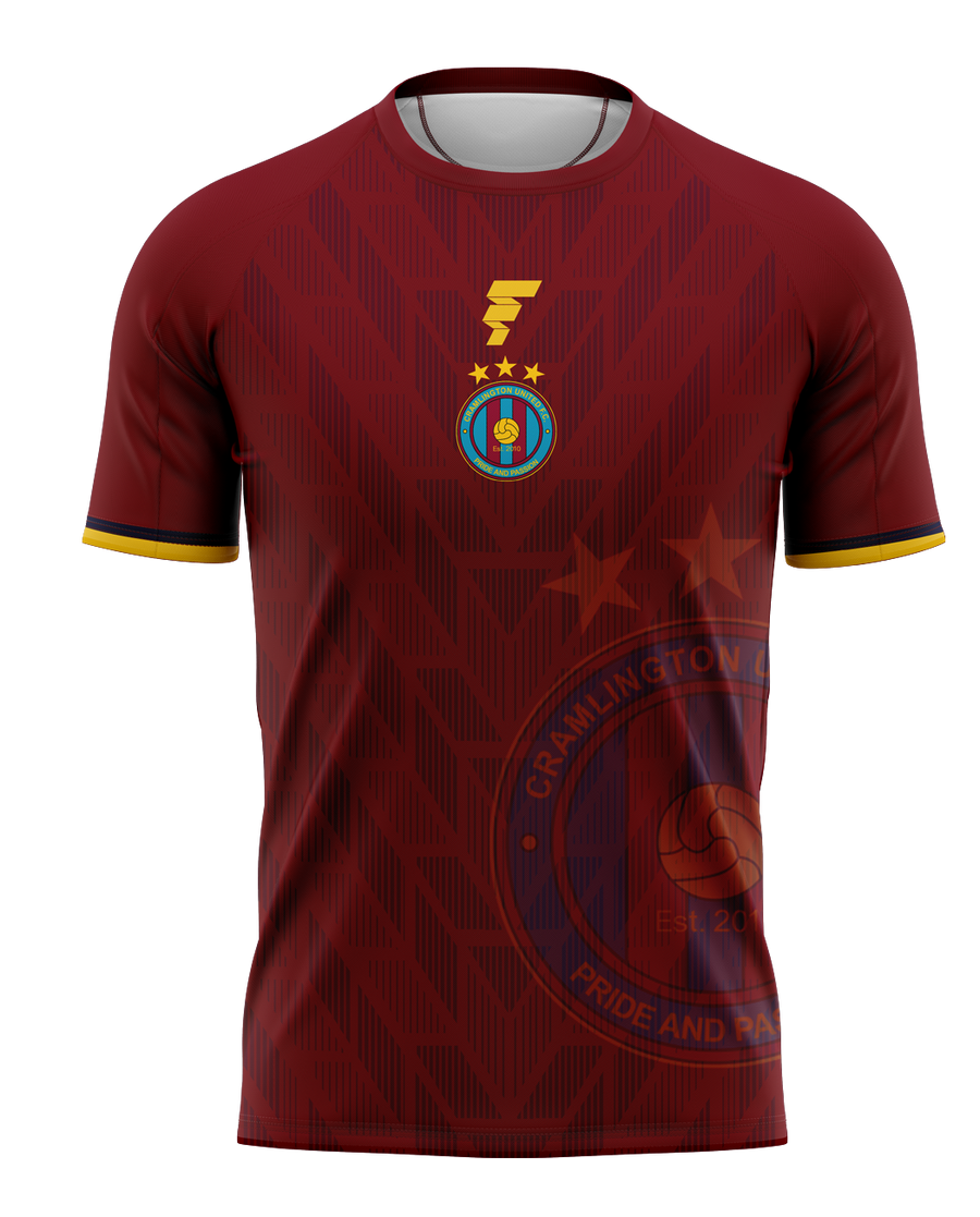 Cramlington Training Shirt - Maroon