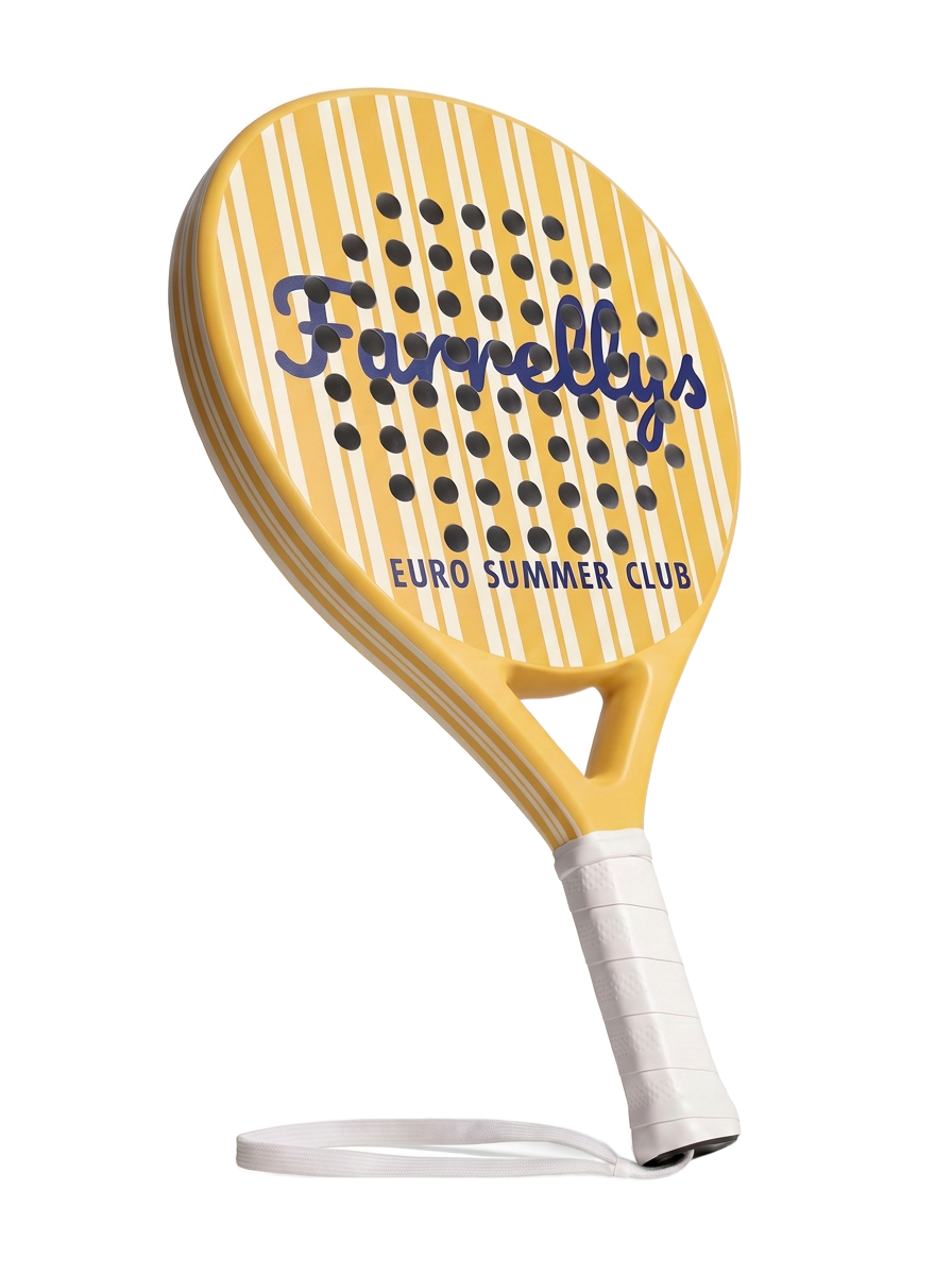 Amalfi padel racket, face, on white