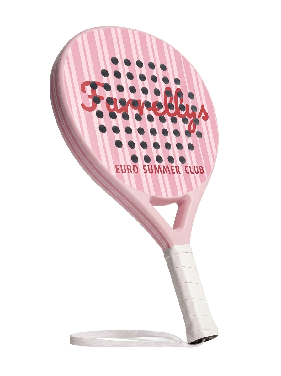 Marbella padel racket, face, on white