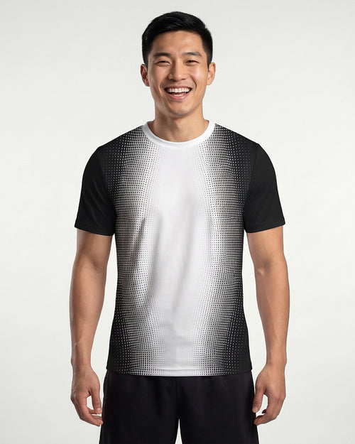 Match Shirt - Black / White