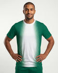 Match Shirt Emerald / White