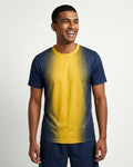 Match Shirt Navy / Yellow